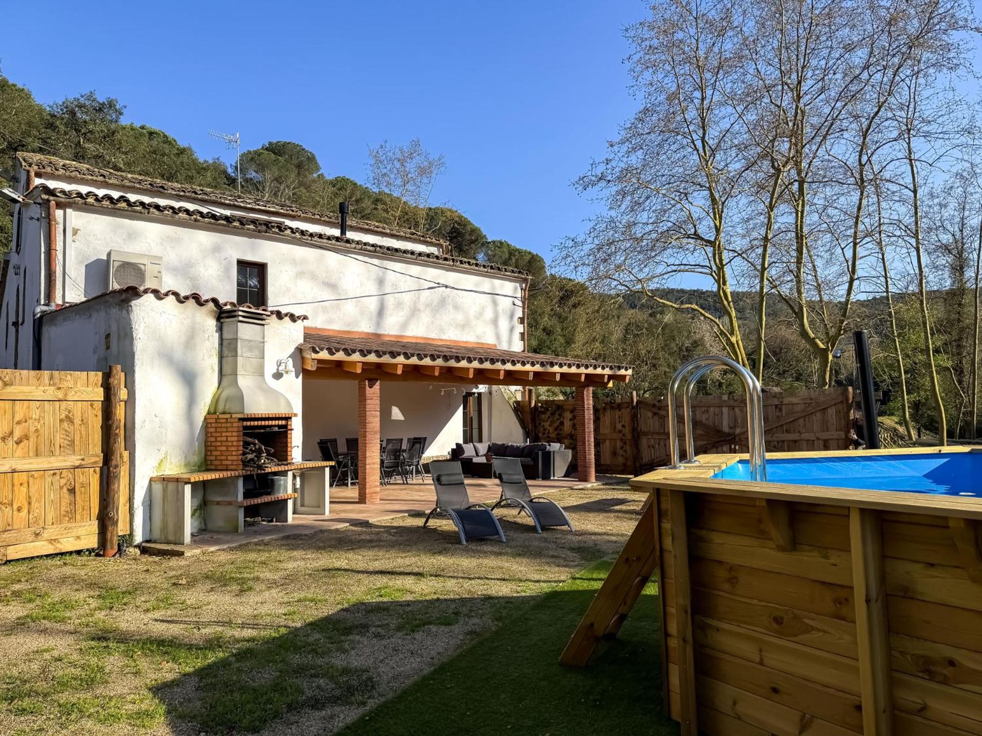 Casa Rural Can Ricos - El Mirador Del Montseny Vallgorguina Zewnętrze zdjęcie