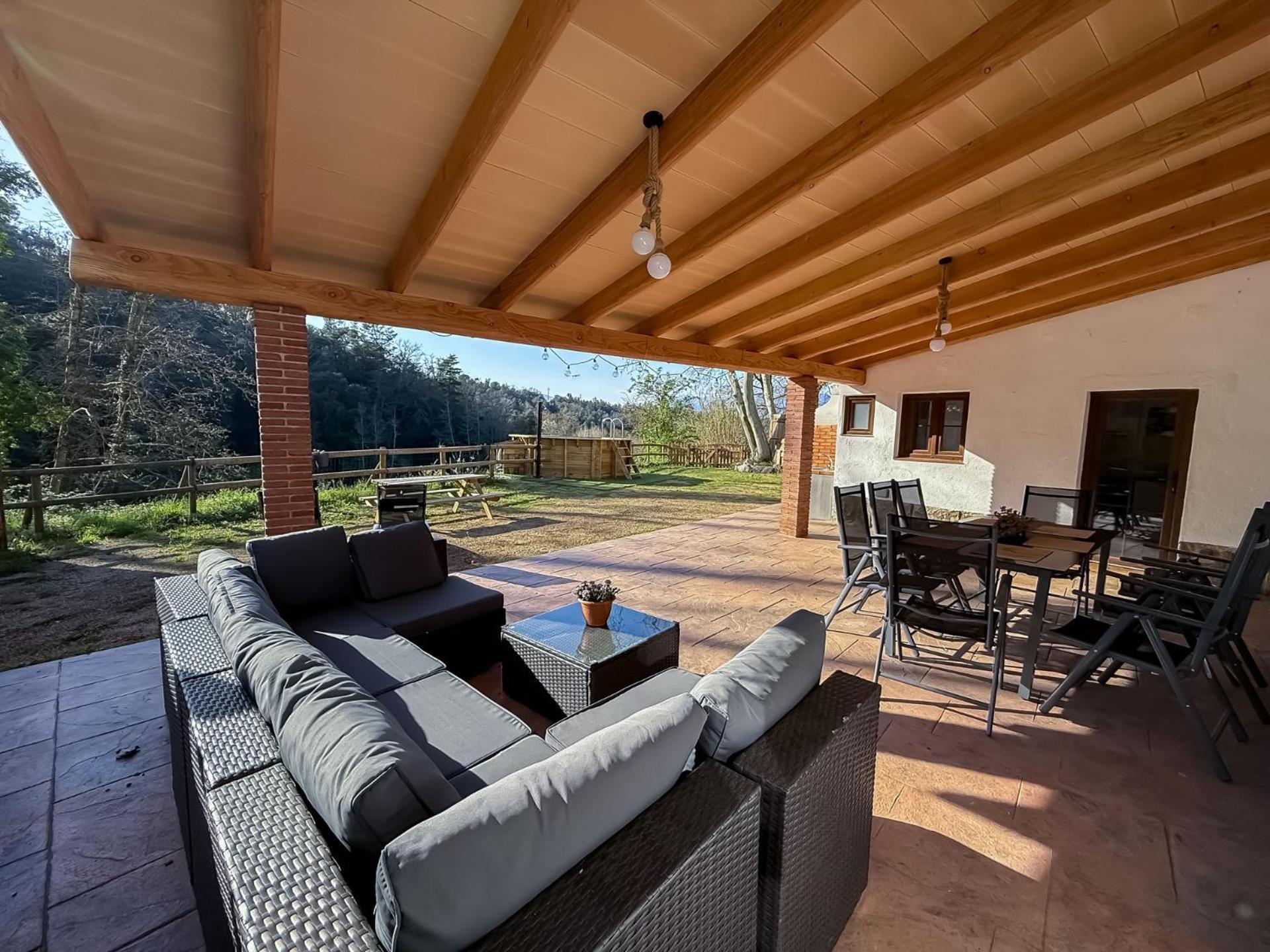 Casa Rural Can Ricos - El Mirador Del Montseny Vallgorguina Zewnętrze zdjęcie