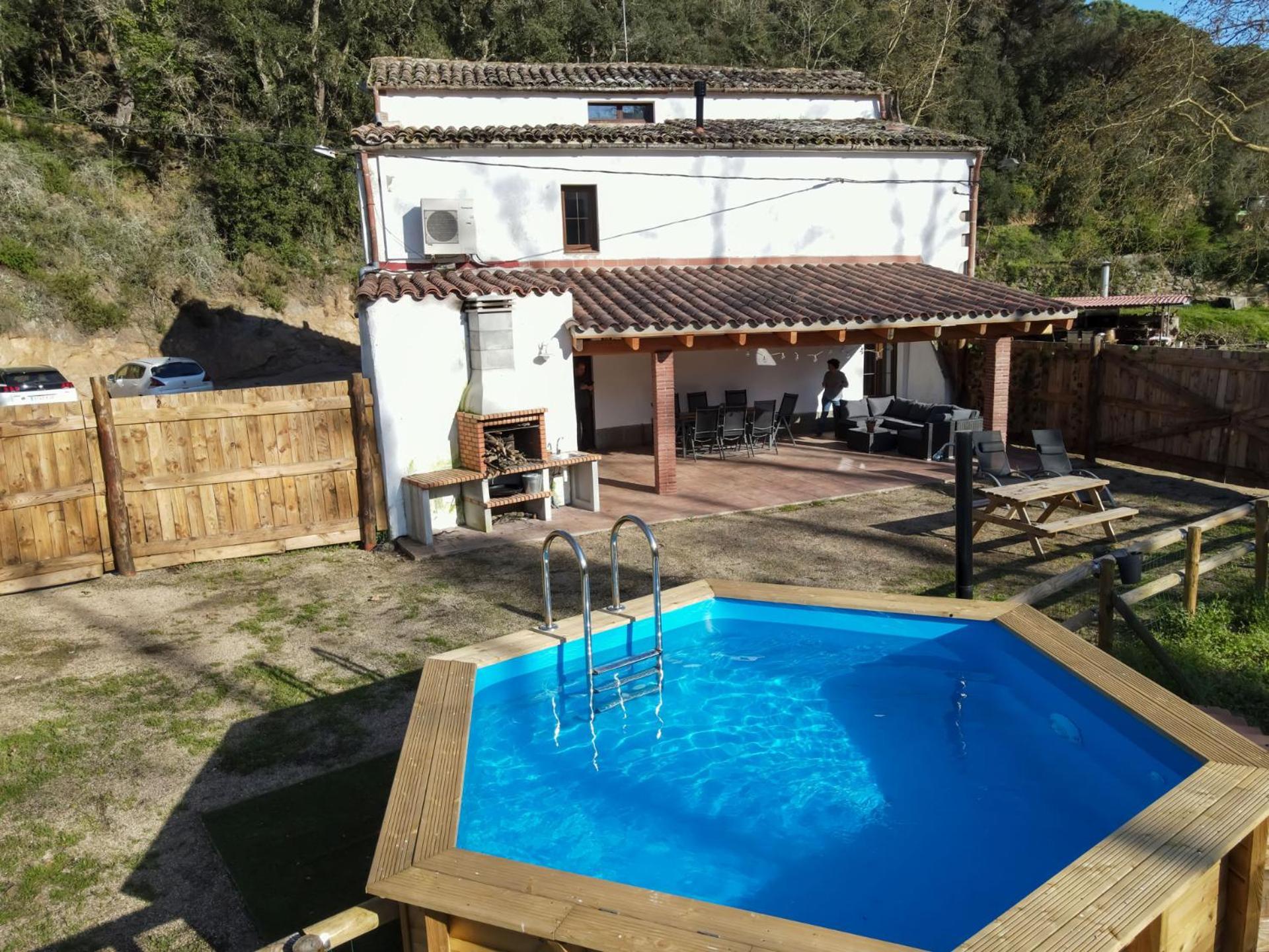 Casa Rural Can Ricos - El Mirador Del Montseny Vallgorguina Zewnętrze zdjęcie