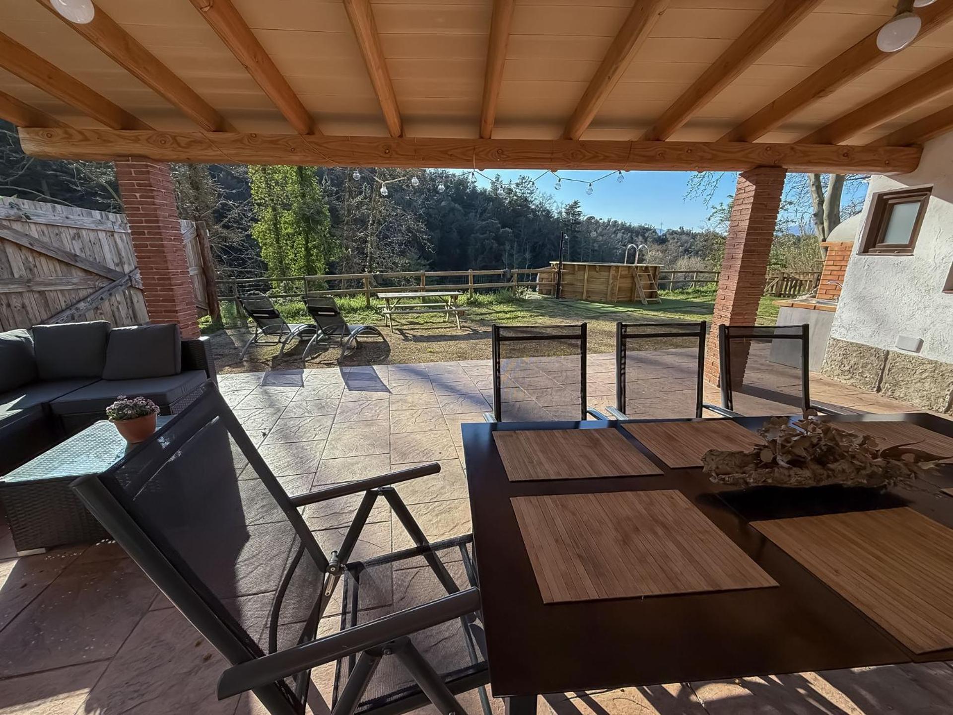 Casa Rural Can Ricos - El Mirador Del Montseny Vallgorguina Zewnętrze zdjęcie