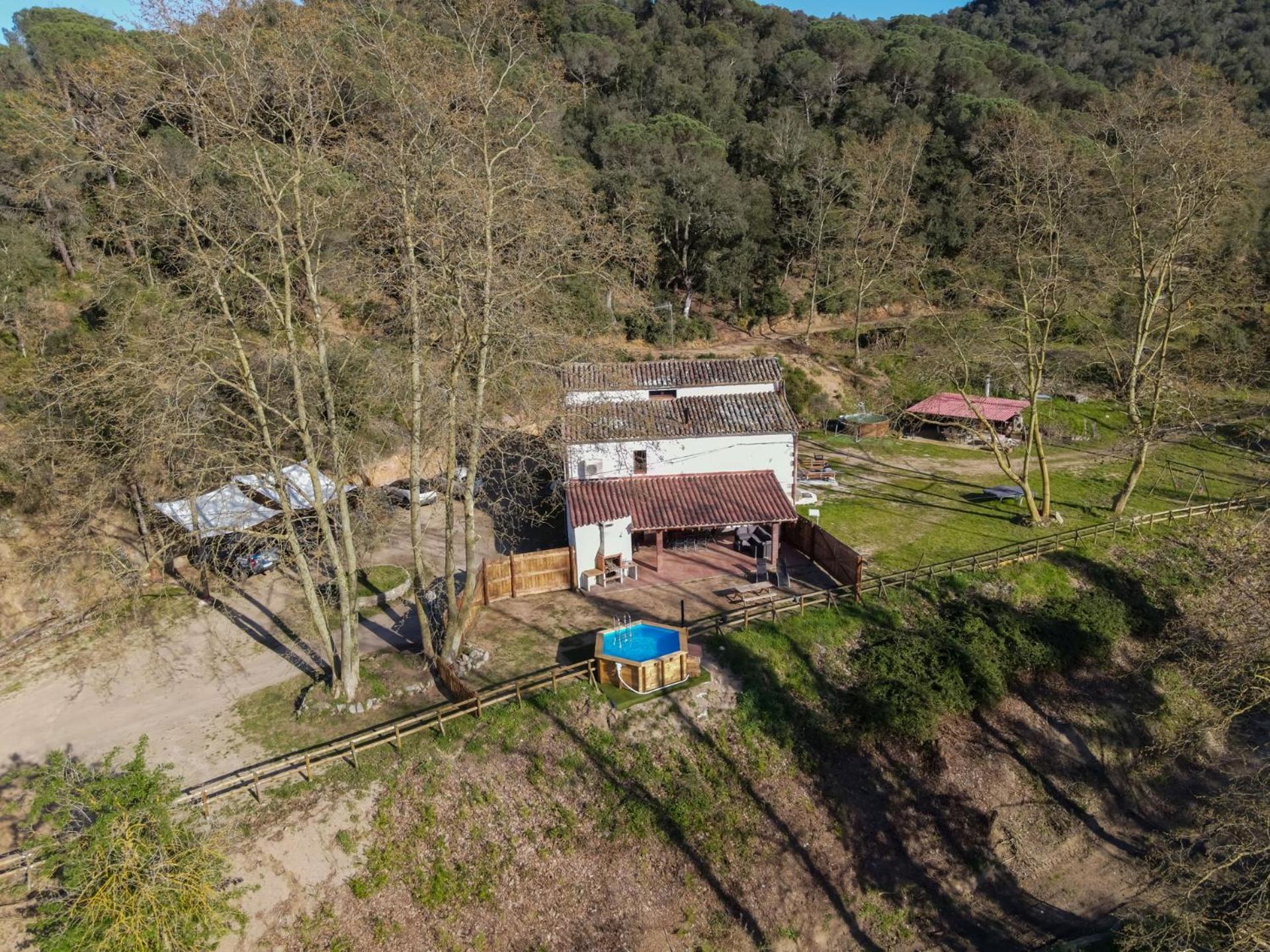 Casa Rural Can Ricos - El Mirador Del Montseny Vallgorguina Zewnętrze zdjęcie