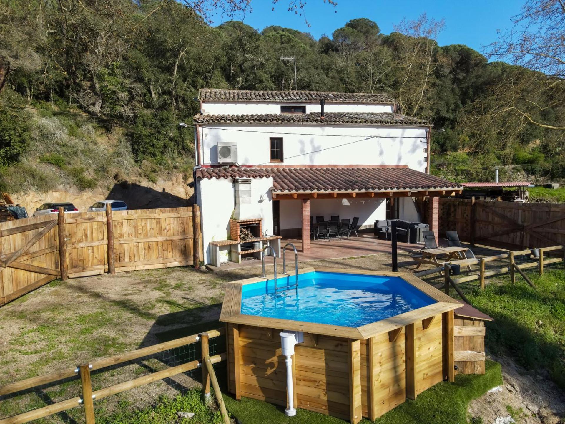 Casa Rural Can Ricos - El Mirador Del Montseny Vallgorguina Zewnętrze zdjęcie